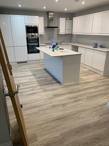 Luxury Vinyl Tiles (LVT) install 2